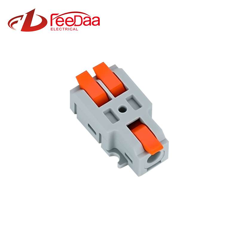 1-in 2-out Push-in Wire Connector 32A 450V | Quick Lever Terminal Block