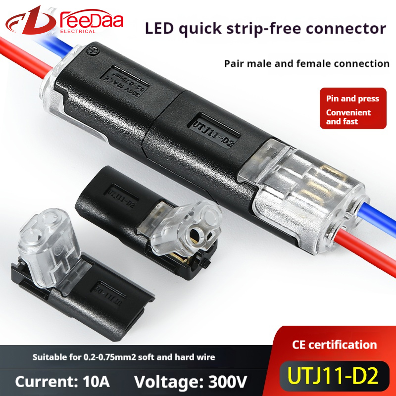 Non broken wire pair plug terminal