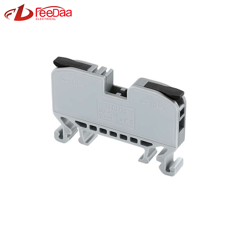 Fast Wire Cable Connectors 1 in 1 out UTJ7R black