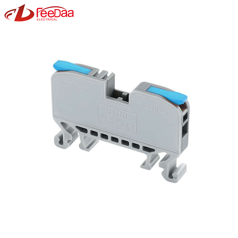 Fast Wire Cable Connectors 1 in 1 out UTJ7R blue