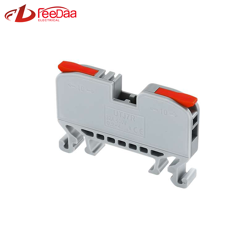Fast Wire Cable Connectors 1 in 1 out UTJ7R red