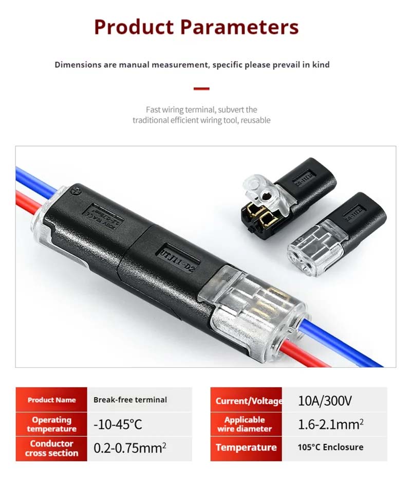LED Quick Non Stripping Connector