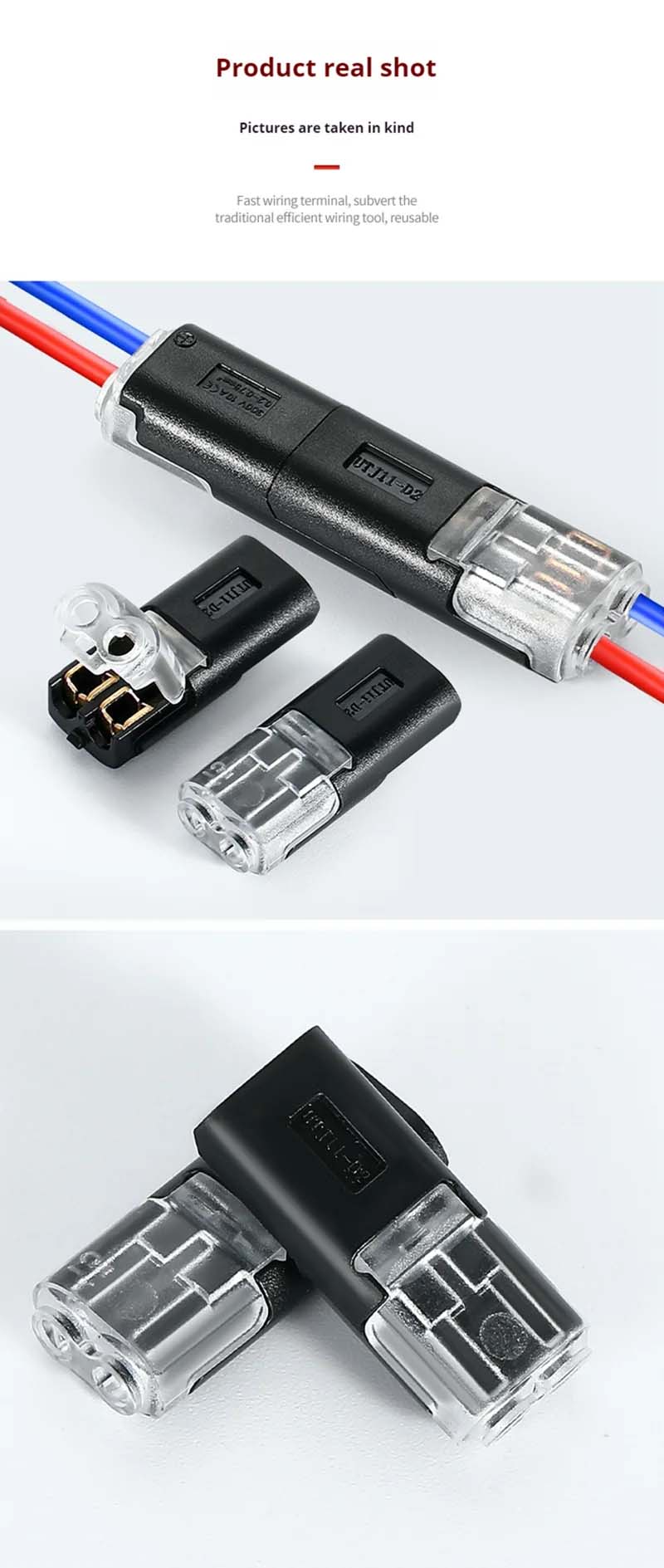 LED Quick Non Stripping Connector