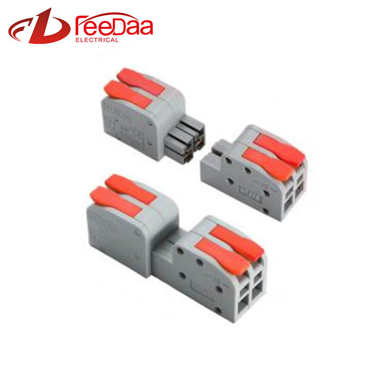 Plug And Unplug Terminal Block Wire Connector 2 In 2 Out