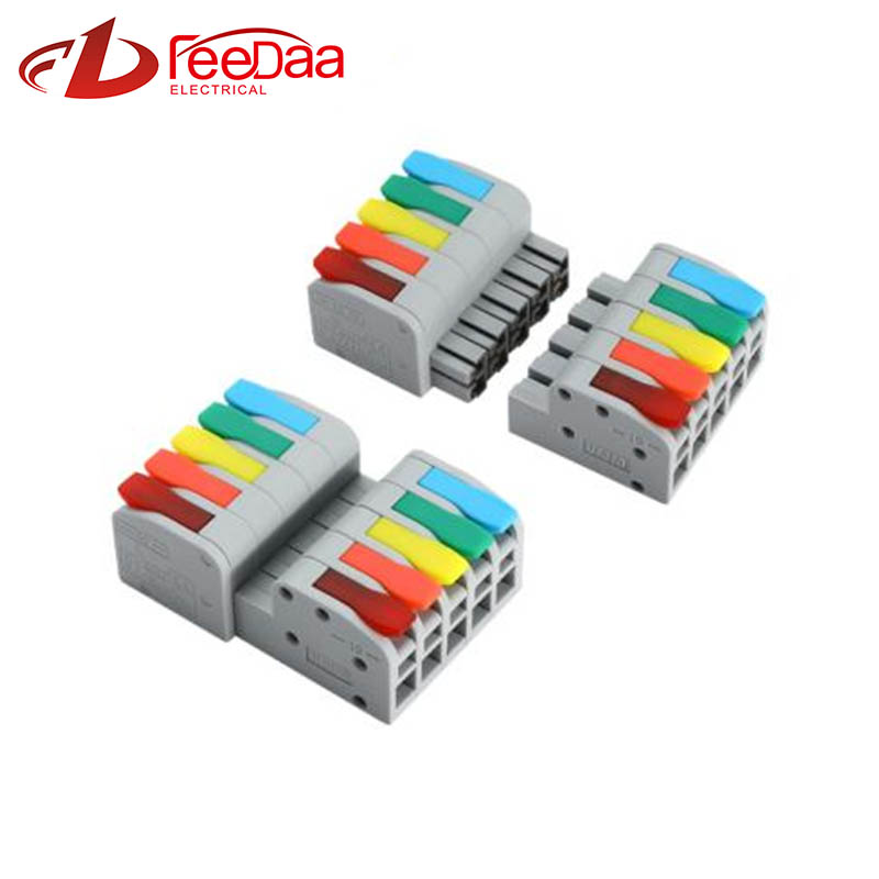 Plug And Unplug Terminal Block Wire Connector 5 In 5 Out