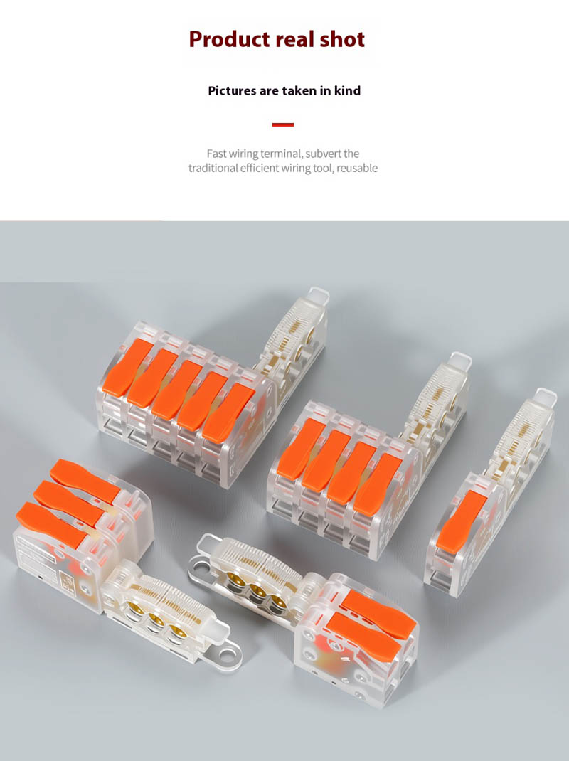 T-Shaped Fast Branching Main Line Without Broken Wire Integrated Pure Copper Conductor 1 In 5 Out