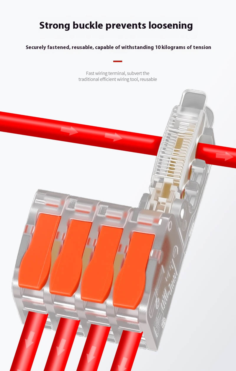 T-Shaped Fast Branching Main Line Without Broken Wire Integrated Pure Copper Conductor 1 In 5 Out
