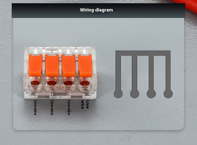 Fast Wire Cable Connectors | 1 in 3 out UTJ10-615