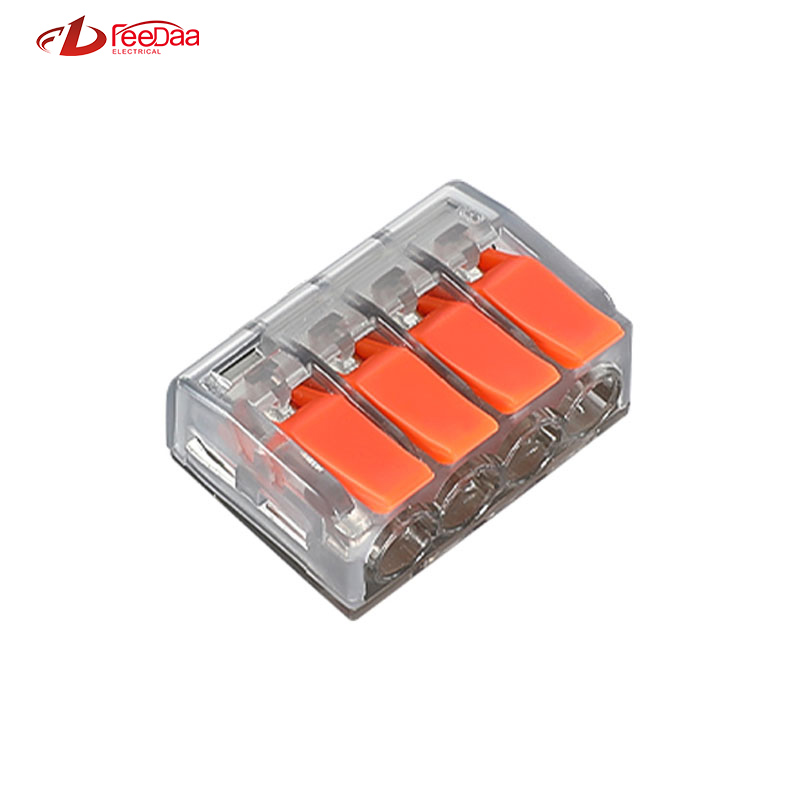 Patented PCT-514 Compact Quick Electric Universal LED Light Connector Red Copper Contacts Power Connectors