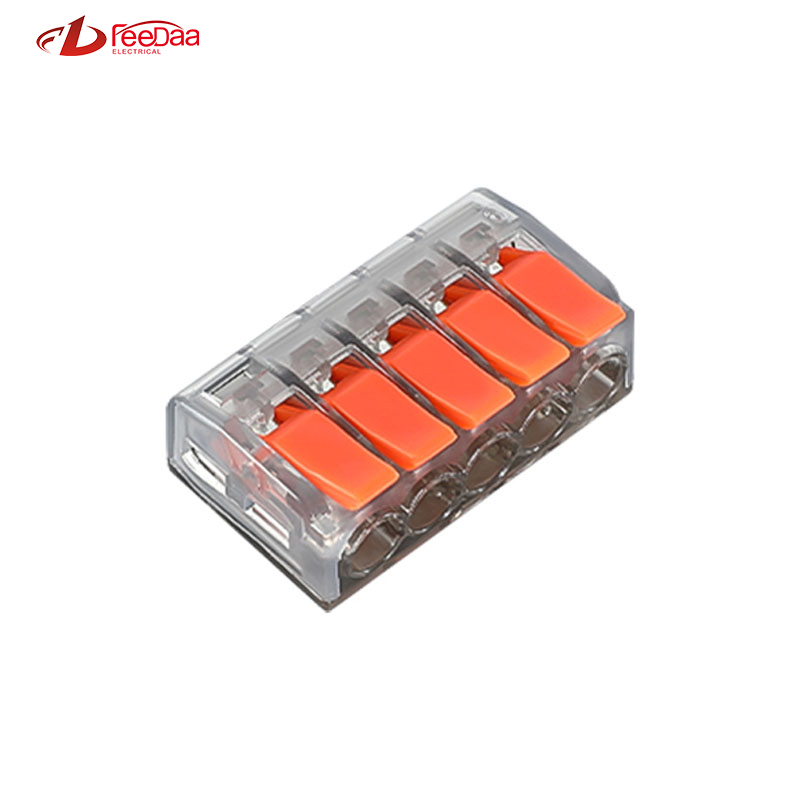 Patented PCT-515 Compact Quick Electric Universal LED Light Connector Red Copper Contacts Power Connectors