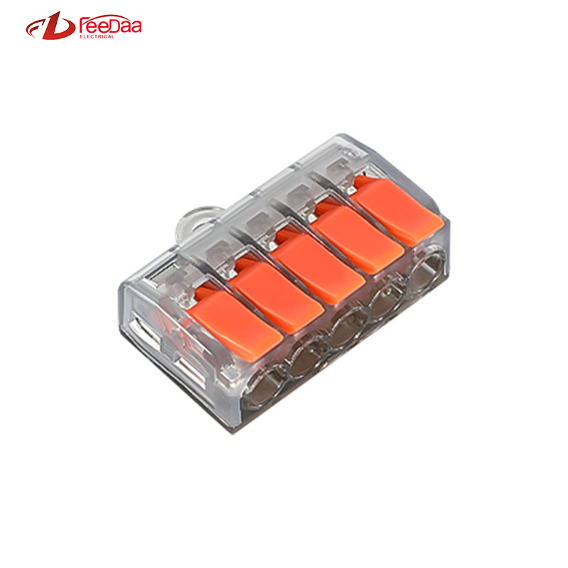 Patented PCT-515G Compact Quick Electric Universal LED Light Connector Red Copper Contacts Power Connectors