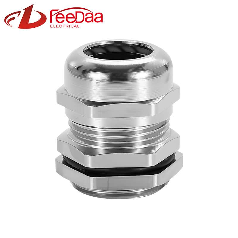 ROHS IP68 Watertight Brass Cable Gland - G1/2 G3/4  Easy Installation for Cabinets