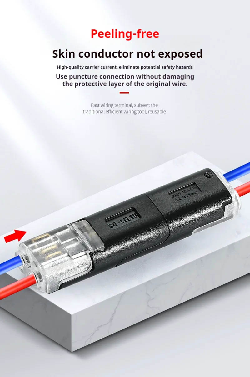 LED Quick Non Stripping Connector