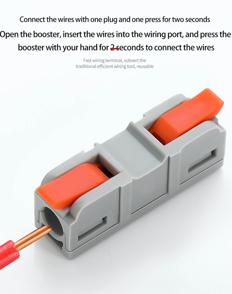 Fast Wire Cable Connectors 1 in 1 out PCT-5211 Fast Wire Cable Connectors 1 in 1 out PCT-5211