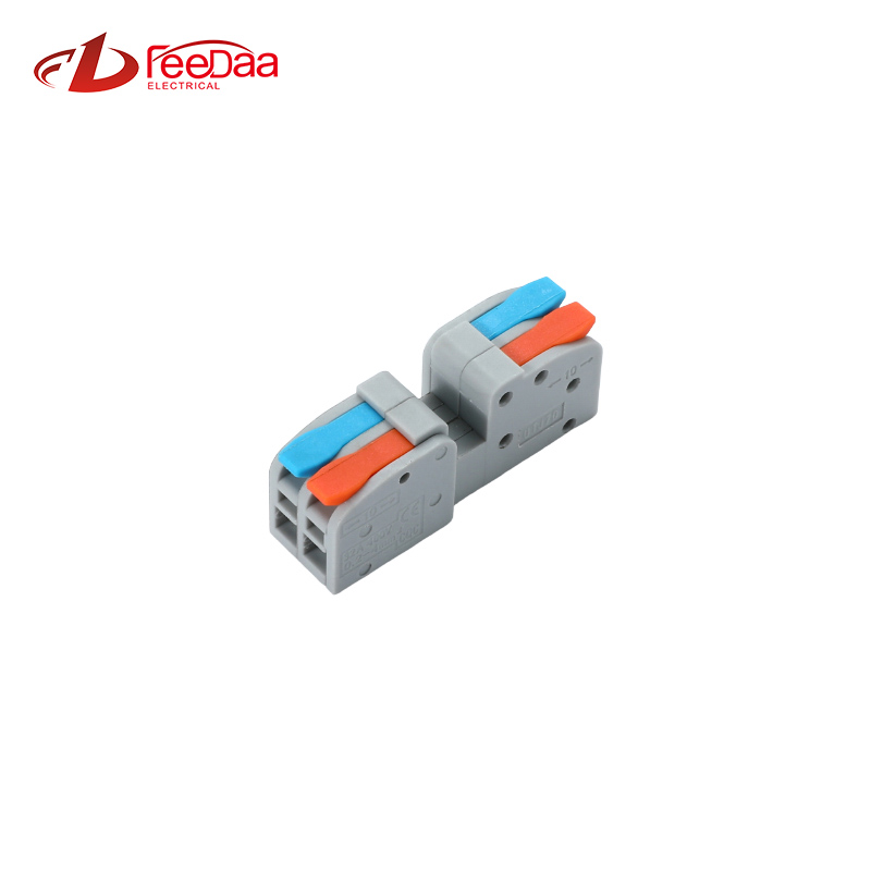 Plug And Unplug Terminal Block Wire Connector 2 In 2 Out