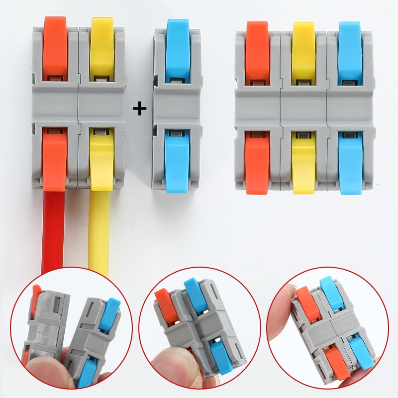 Fast Wire Cable Connectors 3 in 3 out PCT-5233D Fast Wire Cable Connectors 3 in 3 out PCT-5233D
