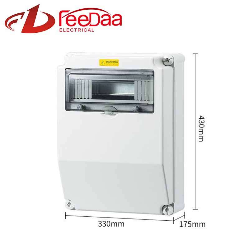 13-position plastic industrial portable socket box 430*330*175mm