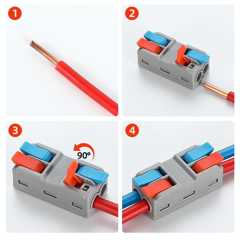 Fast Wire Cable Connectors 3 in 3 out PCT-5233D Fast Wire Cable Connectors 3 in 3 out PCT-5233D
