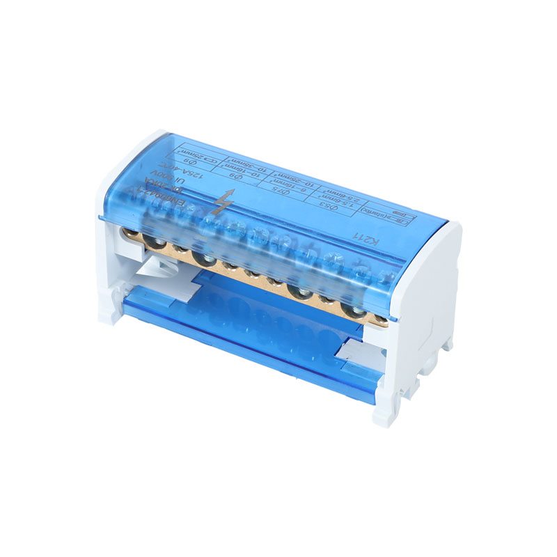  Guide Rail Type Junction Box K211 Wire Splitter zero Terminal Block Four in Forty Out Junction Box