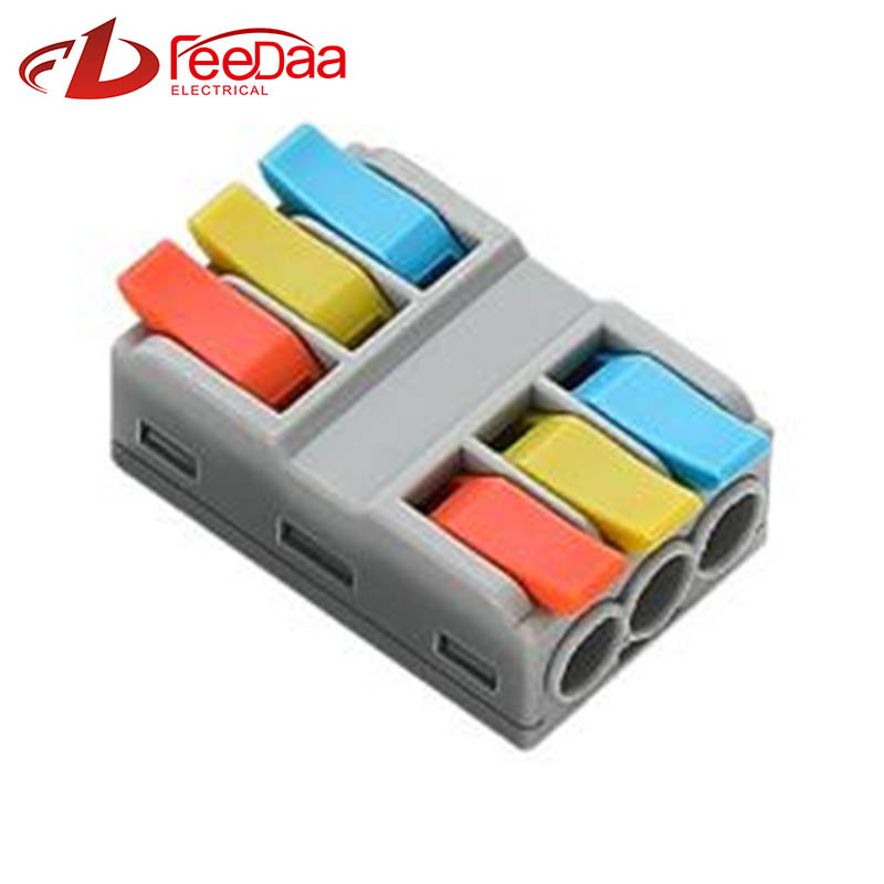 Fast Wire Cable Connectors 3 in 3 out PCT-5233