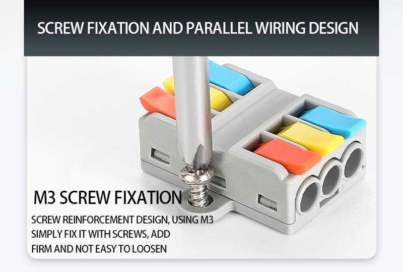 Fast Wire Cable Connectors 3 in 3 out PCT-5233G Fast Wire Cable Connectors 3 in 3 out PCT-5233G