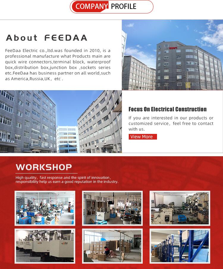 Fast Wire Cable Connectors 5 in 5 out UTJ13-255