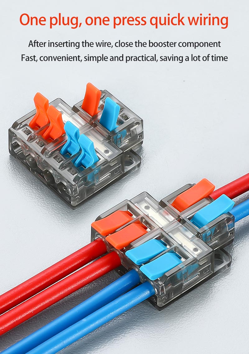 Fast Wire Cable Connectors 2 in 4 out PCT-5224D Fast Wire Cable Connectors 2 in 4 out PCT-5224D