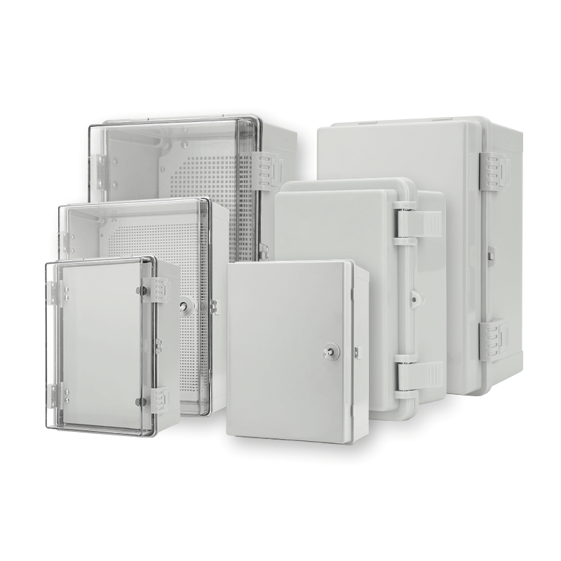600*400*220mm Grey snap-on box IP66 Distribution Terminal Box Customized ABS Plastic PC Wall Mounted Industrial Plug Socket Waterproof Outdoor Protection