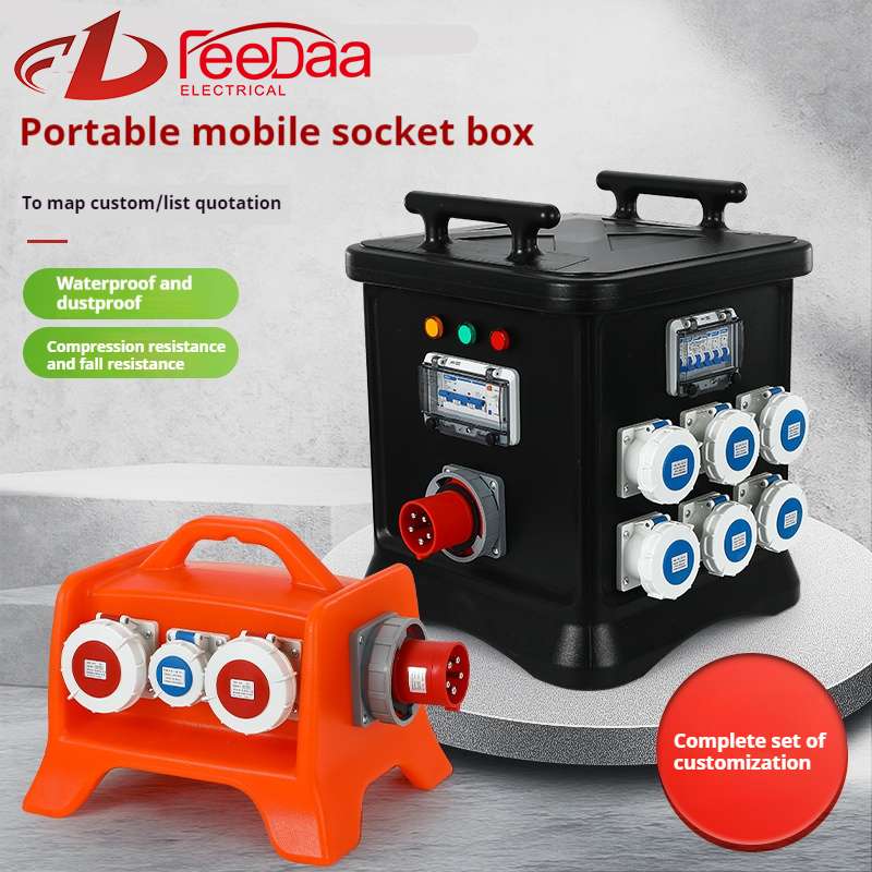  390*340*320mm black Tailor-Made Blow Molded Enclosure for Electrical Components | Fits Circuit Breakers & Heavy-Duty Sockets | Weatherproof Portable Box  390*340*320mm black Tailor-Made Blow Molded Enclosure for Electrical Components | Fits Circuit B