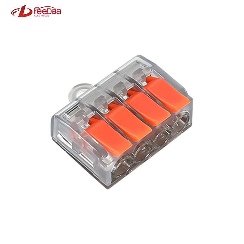 Patented PCT-514 Compact Quick Electric Universal LED Light Connector Red Copper Contacts Power Connectors
