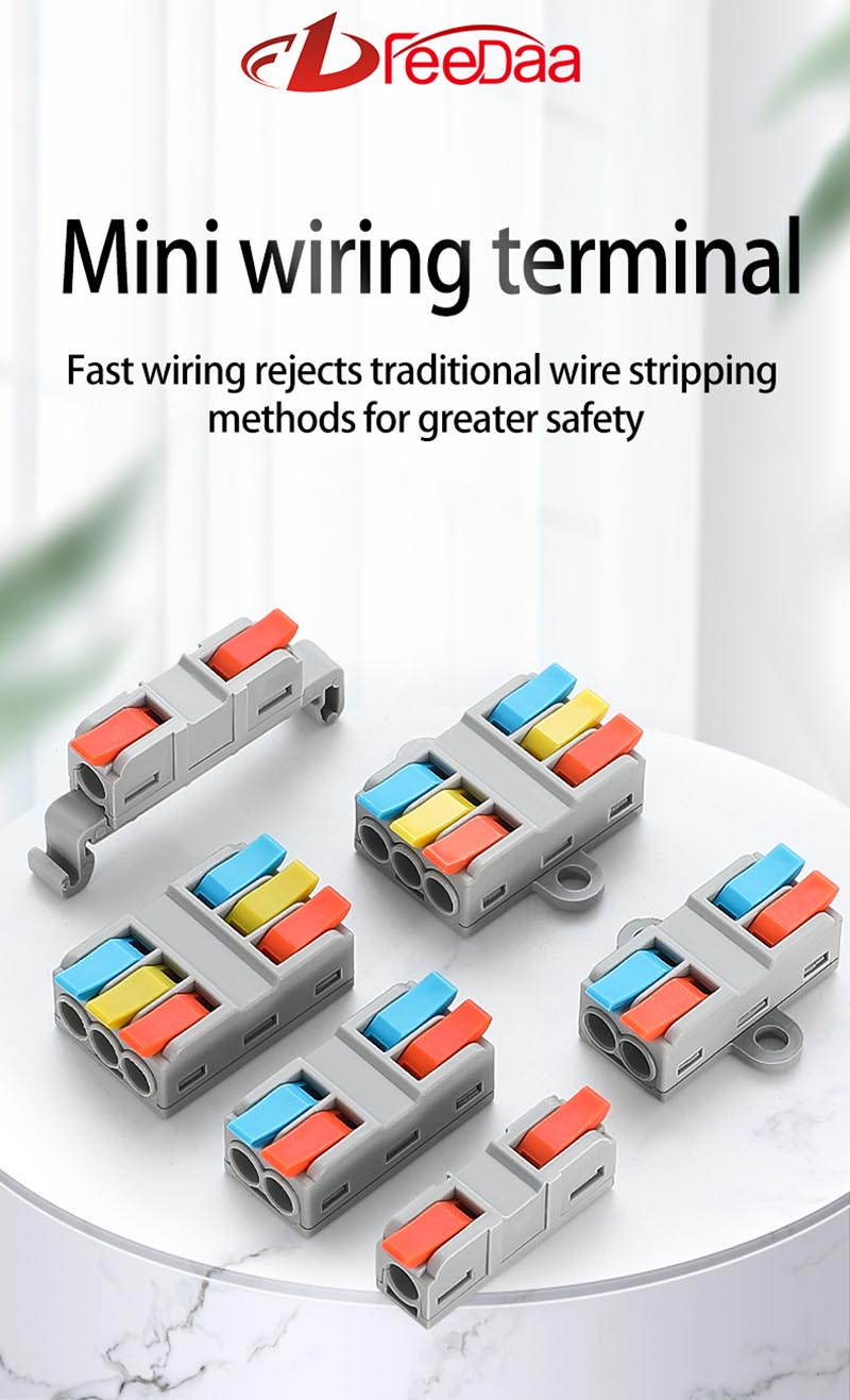 Fast Wire Cable Connectors 3 in 3 out PCT-5233D Fast Wire Cable Connectors 3 in 3 out PCT-5233D