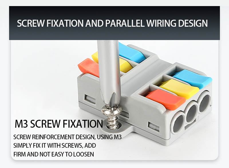 Fast Wire Cable Connectors 2 in 2 out PCT-5222G Fast Wire Cable Connectors 2 in 2 out PCT-5222G