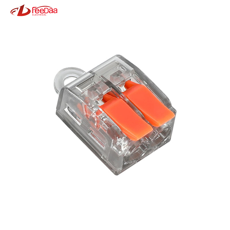 Patented PCT-512G Compact Quick Electric Universal LED Light Connector Red Copper Contacts Power
