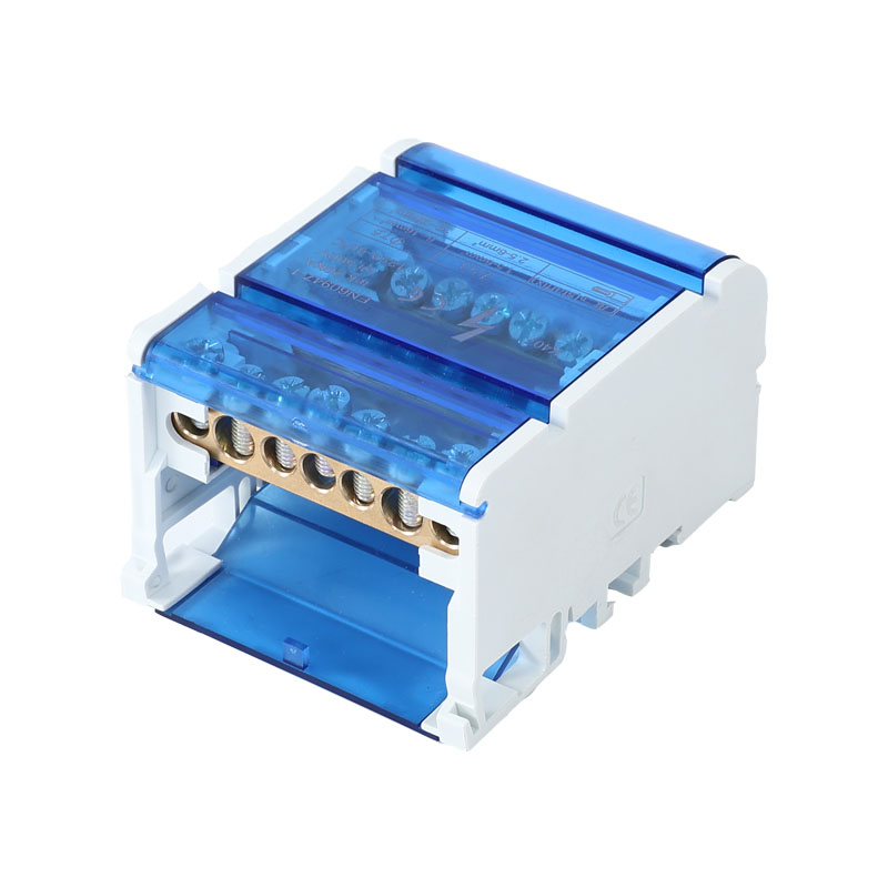 Guide Rail Type Junction Box K407 Wire Splitter zero Terminal Block Four in Forty Out Junction Box