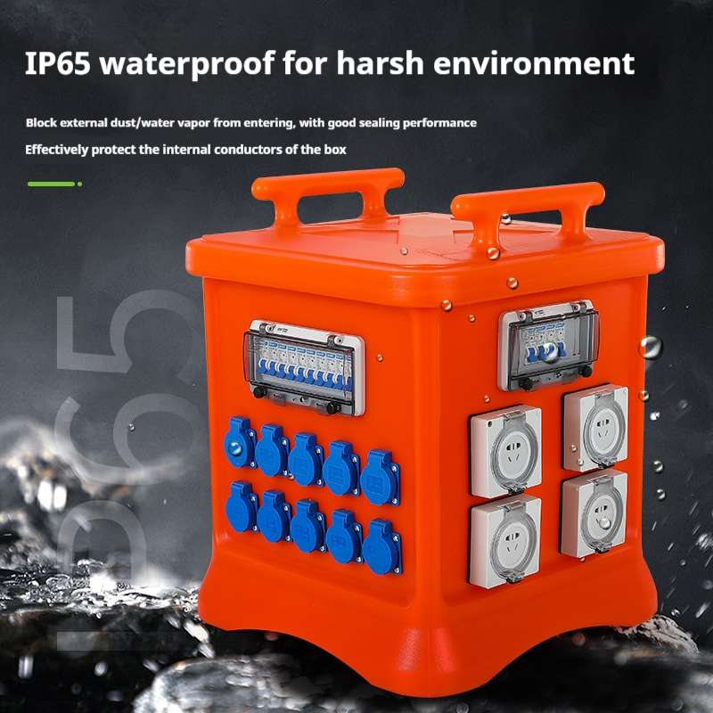  390*340*320mm orange Tailor-Made Blow Molded Enclosure for Electrical Components | Fits Circuit Breakers & Heavy-Duty Sockets | Weatherproof Portable Box  390*340*320mm orange Tailor-Made Blow Molded Enclosure for Electrical Components | Fits Circuit