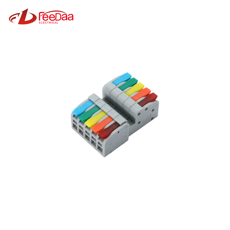 Plug And Unplug Terminal Block Wire Connector 5 In 5 Out